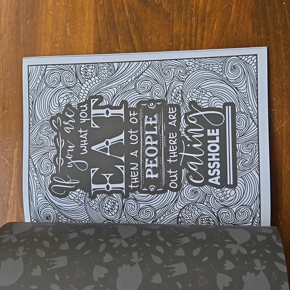 Eat A Bag of D*cks Adult Coloring Book Swear Words Adult Humor - Picture 10 of 12